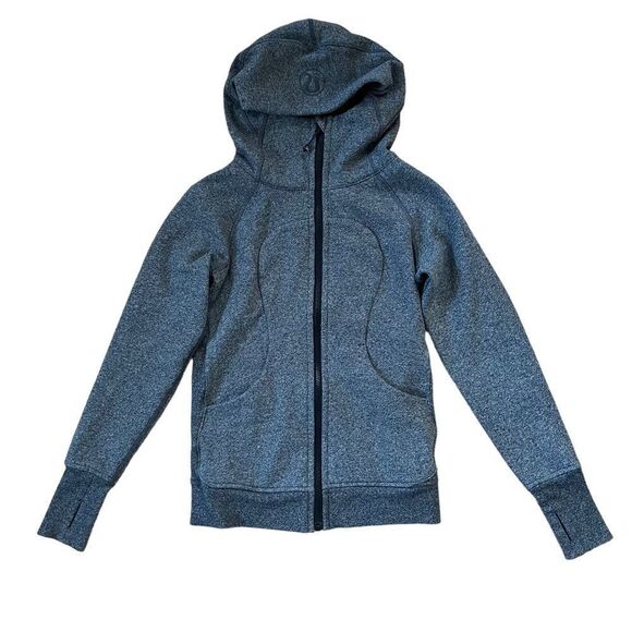 lululemon athletica Jackets & Blazers - Lululemon Scuba Hoodie Classic Cotton Fleece Size 4